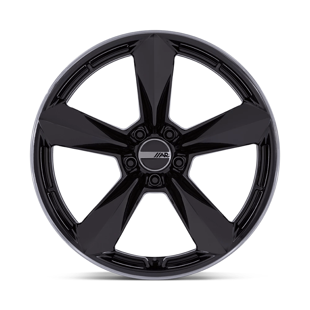 20x11 American Racing TTF Gloss Black W/ Double Dark Tint Lip Wheel 5x115 (-6mm)
