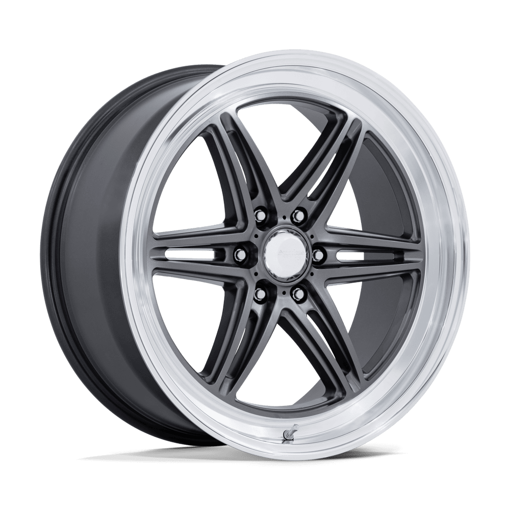 20x9.5 American Racing AR953 Groove 6 Drag Anthracite Wheel 6x135 (25mm)
