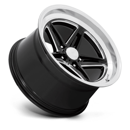 18x8 American Racing VN514 Groove Gloss Black Milled Wheel 5x4.5 (0mm)