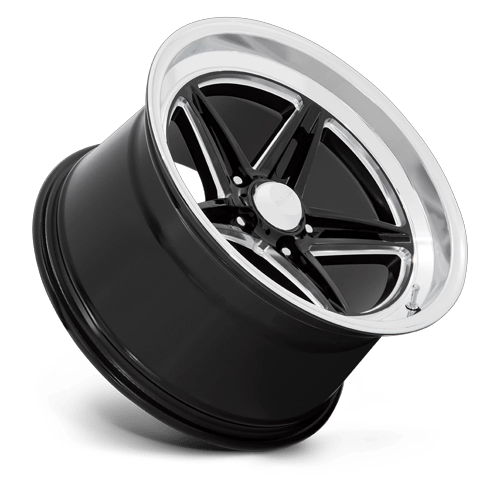 18x7 American Racing VN514 Groove Black Milled W/ Diamond Cut Wheel 5x4.75 (0mm)