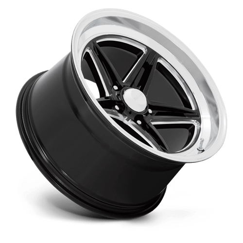 18x7 American Racing VN514 Groove Black Milled W/ Diamond Cut Wheel 5x4.75 (0mm)