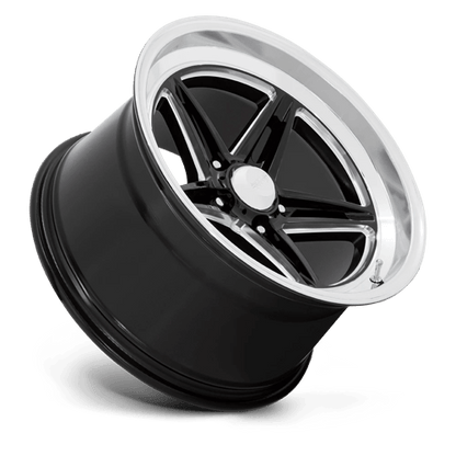 18x7 American Racing VN514 Groove Black Milled W/ Diamond Cut Wheel 5x4.75 (0mm)