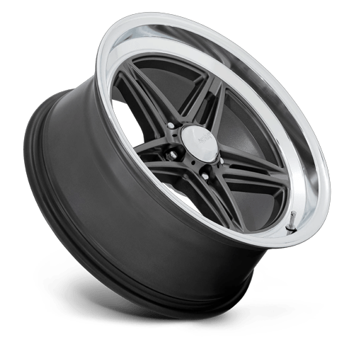 20x8.5 American Racing VN514 Groove Anthracite W/ Diamond Cut Wheel 5x4.75 (6mm)
