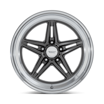 20x10 American Racing VN514 Groove Anthracite W/ Diamond Cut Wheel 5x5 (-20mm)