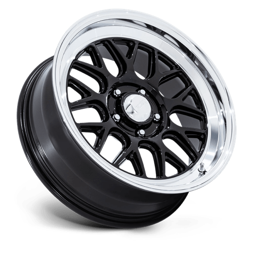 18x10 American Racing VN516 G-Force Gloss Black Diamond Cut Wheel 5x4.75 (0mm)