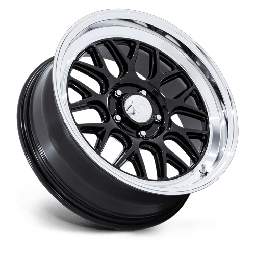 20x10 American Racing VN516 G-Force Gloss Black Diamond Cut Lip Wheel 5x5 (6mm)
