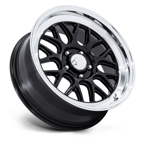 18x9 American Racing VN516 G-Force Gloss Black Diamond Cut Wheel 5x4.5 (24mm)