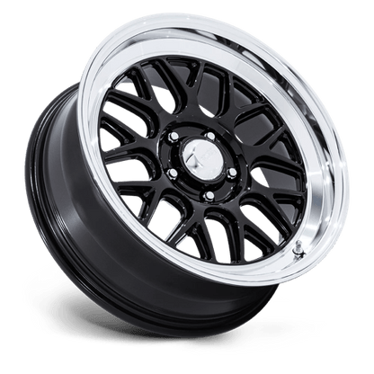 18x9 American Racing VN516 G-Force Gloss Black Diamond Cut Wheel 5x4.5 (24mm)