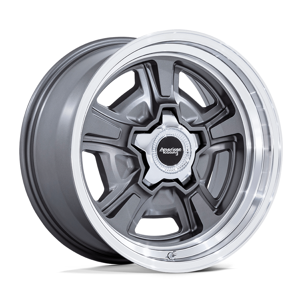 22x9 American Racing VN517 Marauder Anthracite Diamond Cut Lip Wheel Blank (6mm)