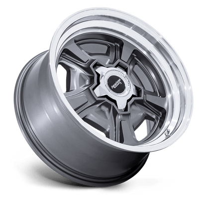 22x9 American Racing VN517 Marauder Anthracite Diamond Cut Wheel 5x4.75 (6mm)