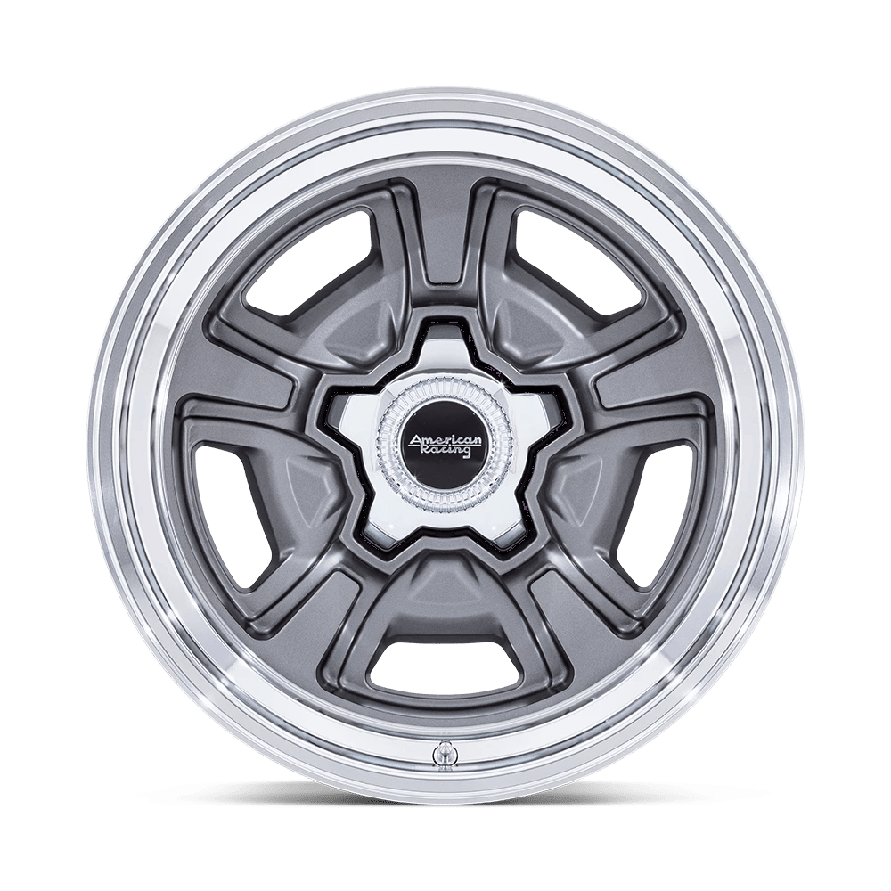 20x10 American Racing VN517 Marauder Anthracite Diamond Cut Wheel 5x5.5 (6mm)
