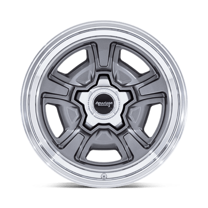 20x8.5 American Racing VN517 Marauder Anthracite Diamond Cut Wheel Blank (6mm)