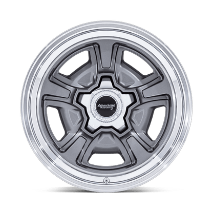 22x9 American Racing VN517 Marauder Anthracite Diamond Cut Lip Wheel Blank (6mm)