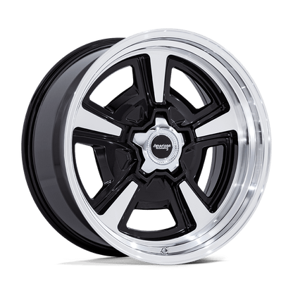 20x10 American Racing VN517 Marauder Black Mach Diamond Cut Wheel Blank (6mm)