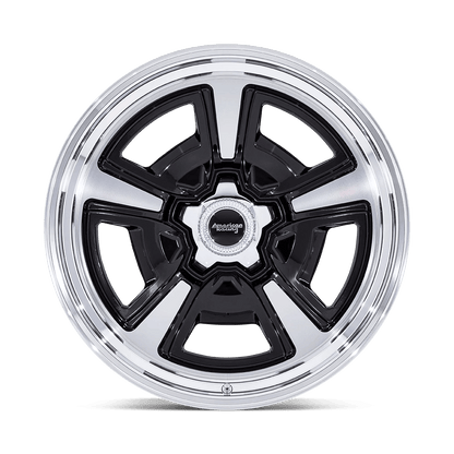 22x10 American Racing VN517 Marauder Gloss Black Machined Wheel 5x5 (6mm)