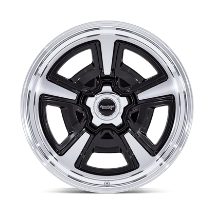22x10 American Racing VN517 Marauder Black Mach Diamond Cut Wheel Blank (6mm)