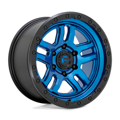 17x9 Fuel D790 AMMO Blue With Black Lip Wheel 6x5.5 (-12mm)