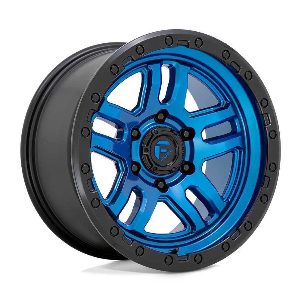 17x9 Fuel D790 Ammo Blue W/ Black Lip Wheel 5x5 (-12mm)