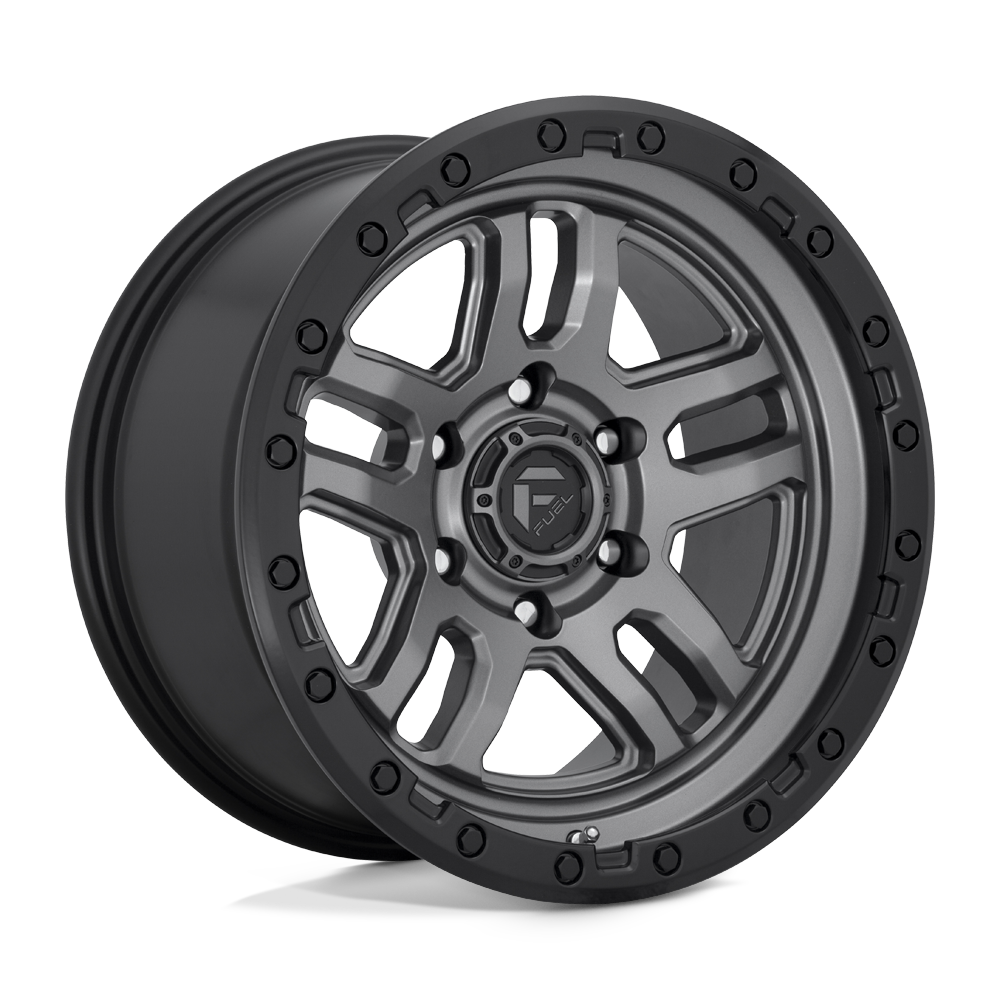 20x9 Fuel D701 Ammo Matte Gun Metal Black Bead Ring Wheel 5x5.5 (1mm)