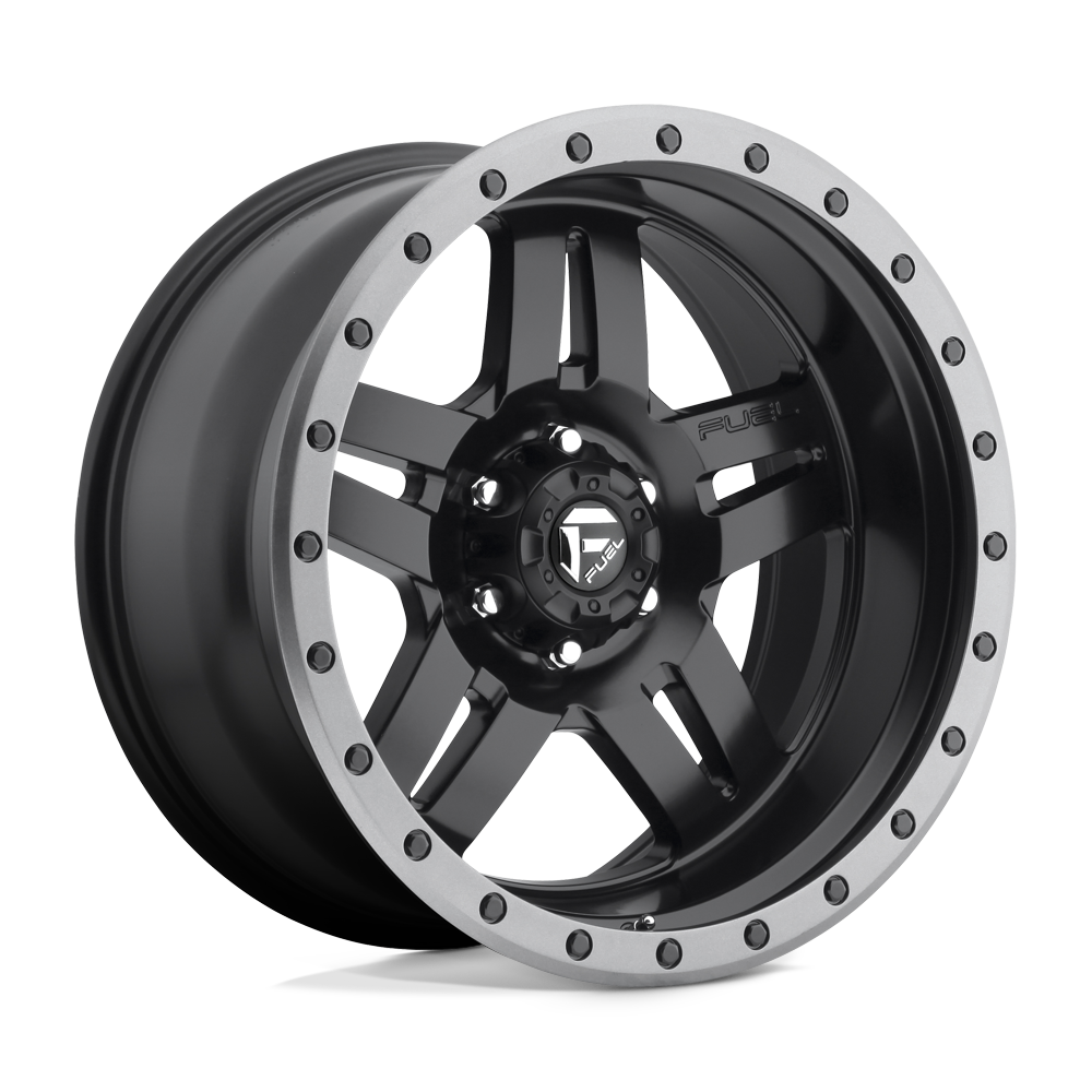 20x10 Fuel Offroad D557 Anza Matte Black Gunmetal Ring Wheel 6x5.5 (-18mm)