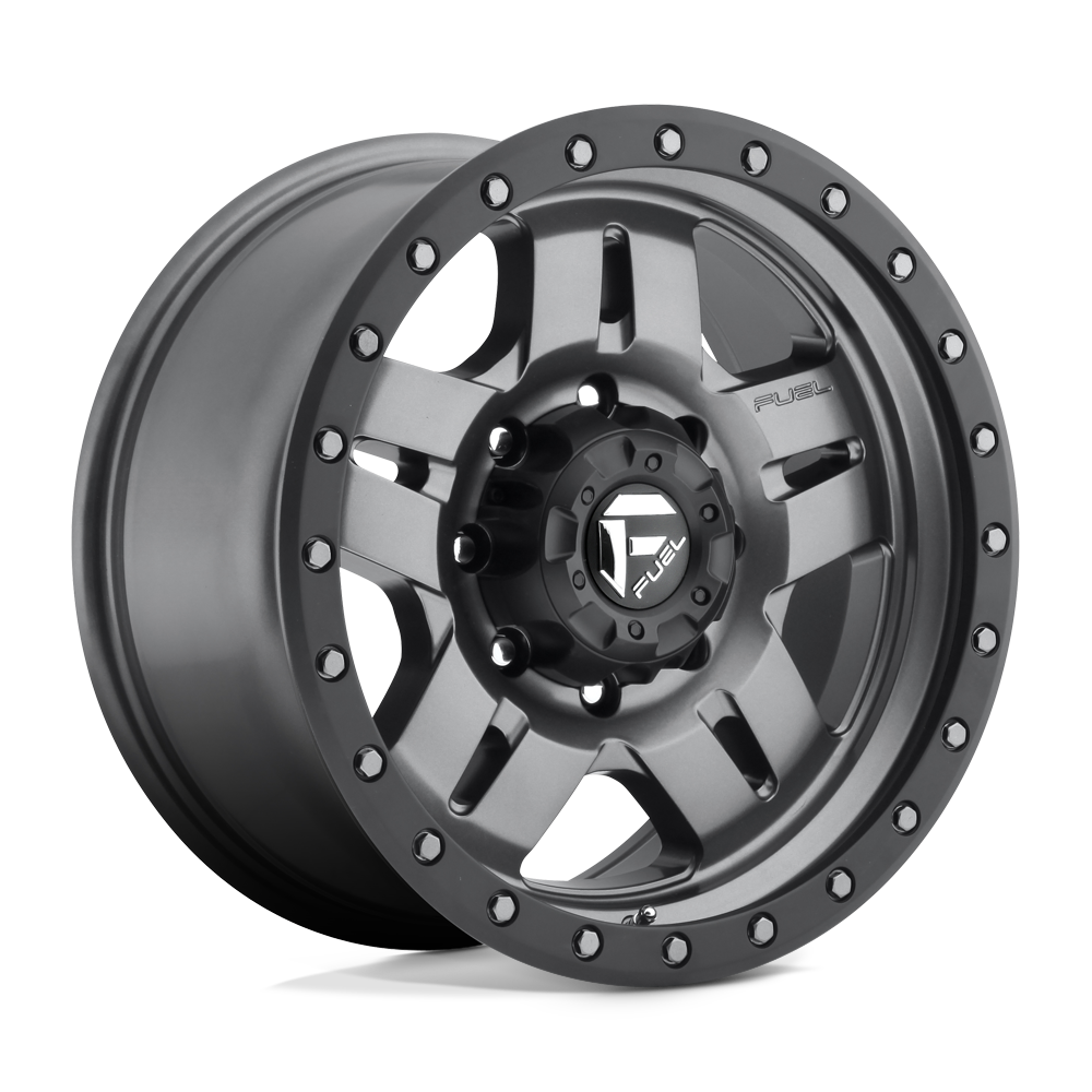 15x8 Fuel D558 Anza Matte Gunmetal Wheel 5x4.5 (-18mm)
