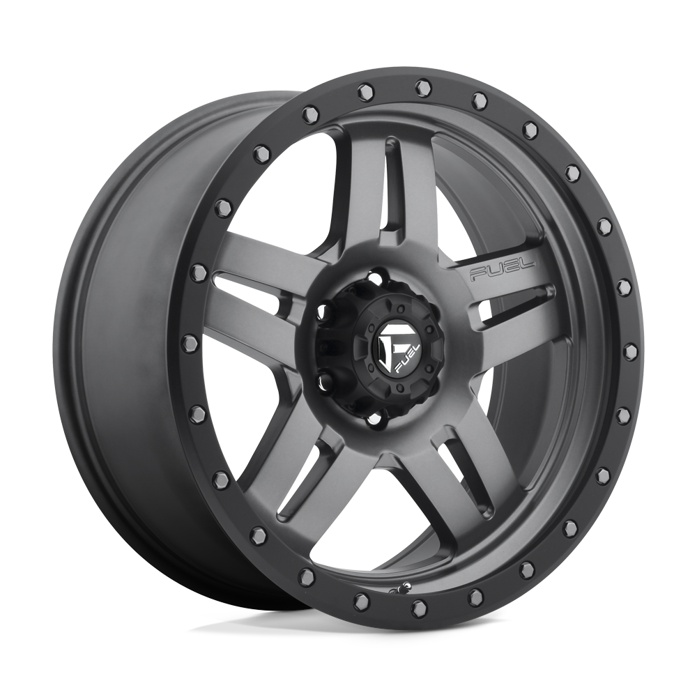 20x9 Fuel D558 Anza Matte Gunmetal Wheel 6x5.5 (20mm)