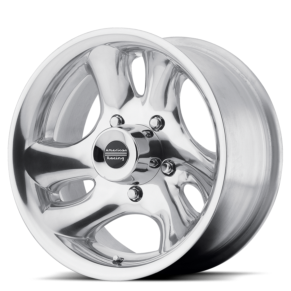 15x8 American Racing AR136 VENTURA Polished Wheel 5x4.5 (-19mm)