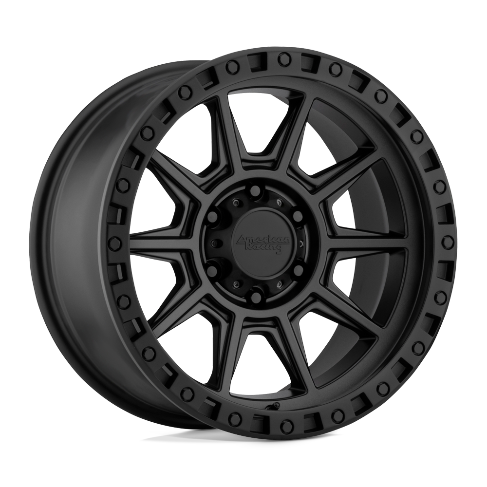 17x9 American Racing AR202 Cast Iron Black Wheel 8X6.5 (-12mm)