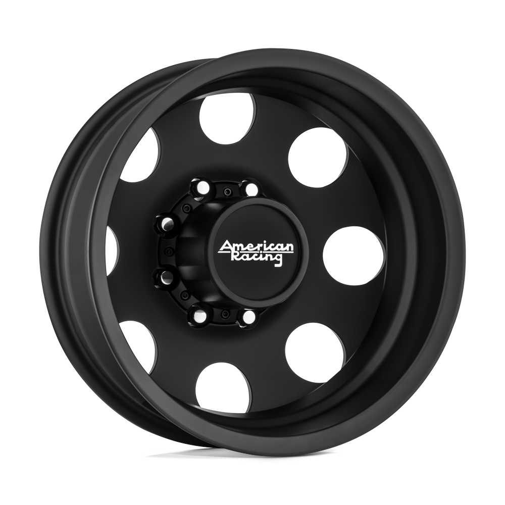 16x6 American Racing AR204 BAJA DUALLY Satin Black - Rear Wheel 8x170 (-134mm)