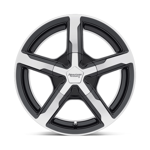 17x7 American Racing AR921 Trigger Gloss Black Machined Wheel 3x112 (40mm)