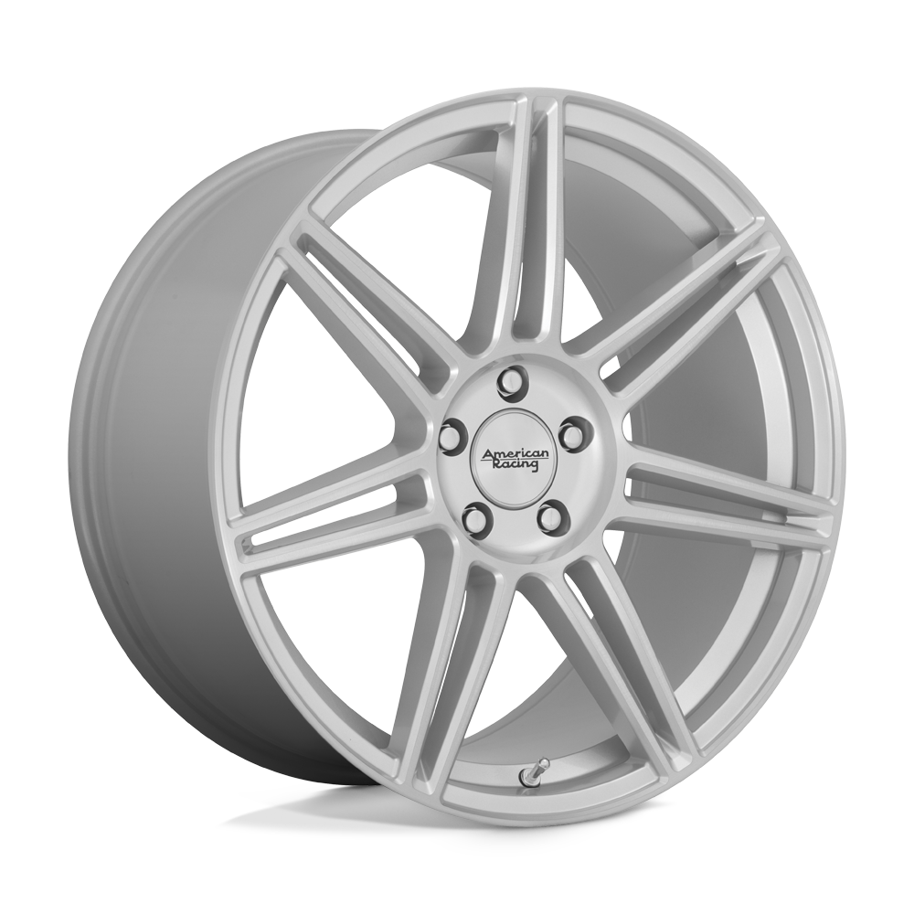 20x8.5 American Racing AR935 REDLINE Brushed Silver Wheel 5x115 (25mm)