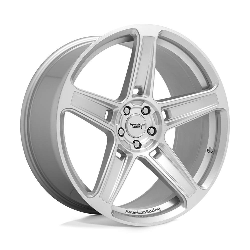 22x10.5 American Racing AR936 HELLION Machined Silver Wheel 5x115 (25mm)