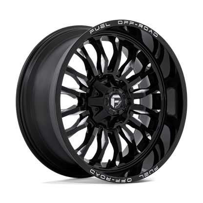 22x10 Fuel D795 Arc Gloss Black Milled Wheel 6x135/6x5.5 (-18mm)