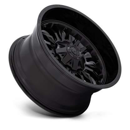 20x10 Fuel D796 Arc Matte Black Gloss Lip Wheel 6x135/6x5.5 (-18mm)