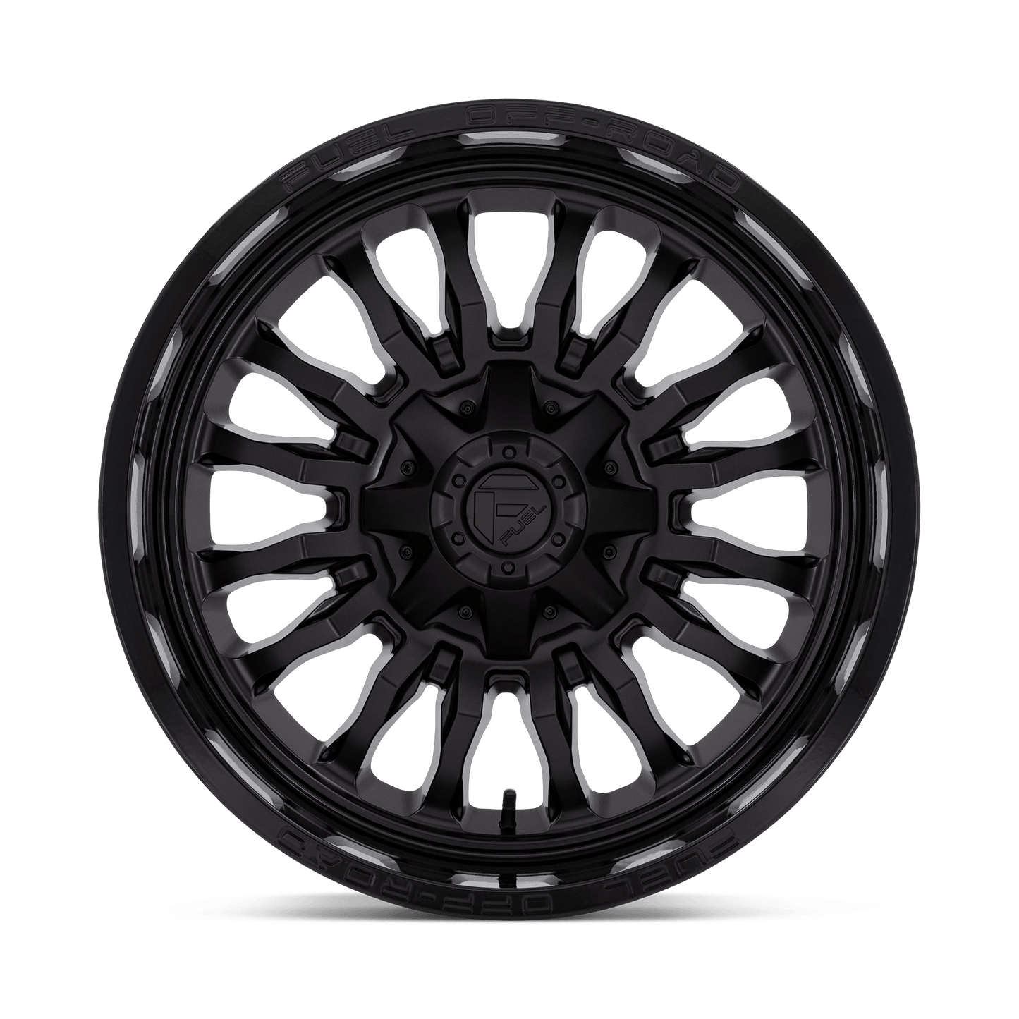 20x10 Fuel D796 Arc Matte Black Gloss Lip Wheel 6x135/6x5.5 (-18mm)