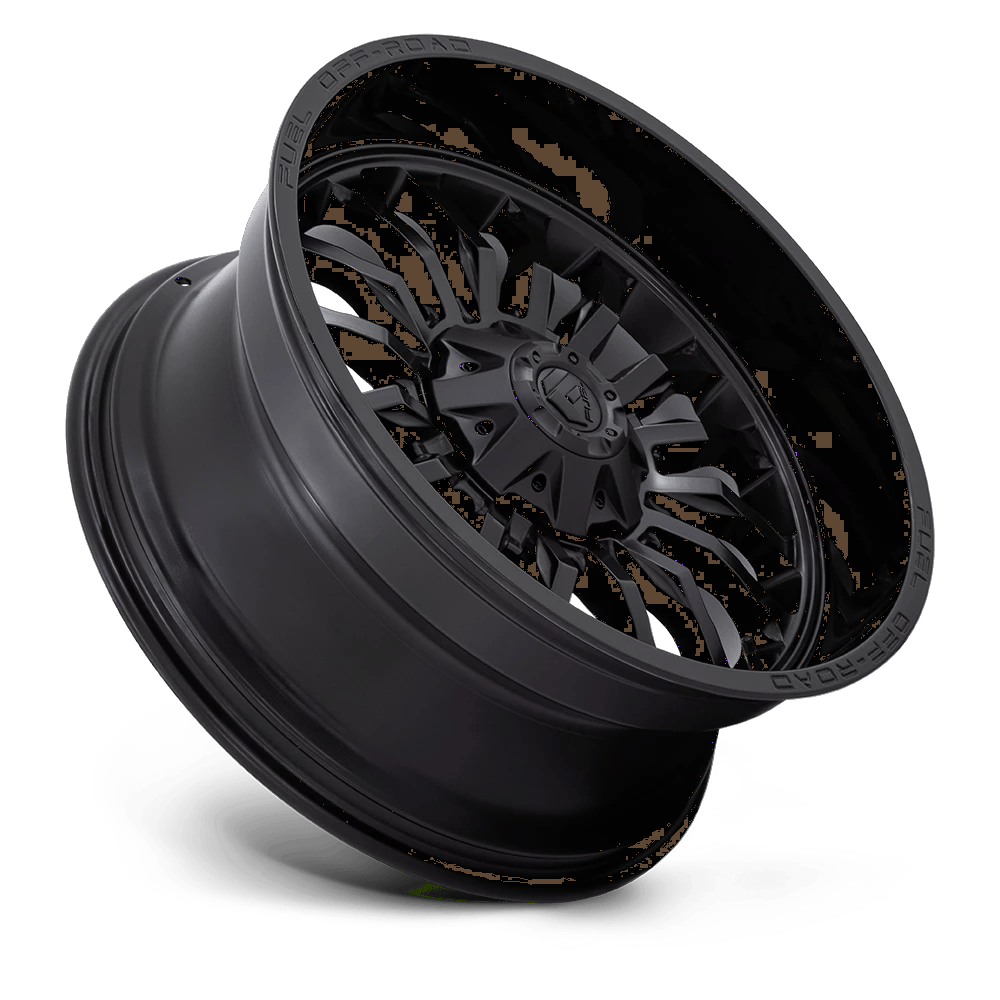 22x10 Fuel D796 Arc Matte Black Gloss Lip Wheel 6x135/6x5.5 (-18mm)