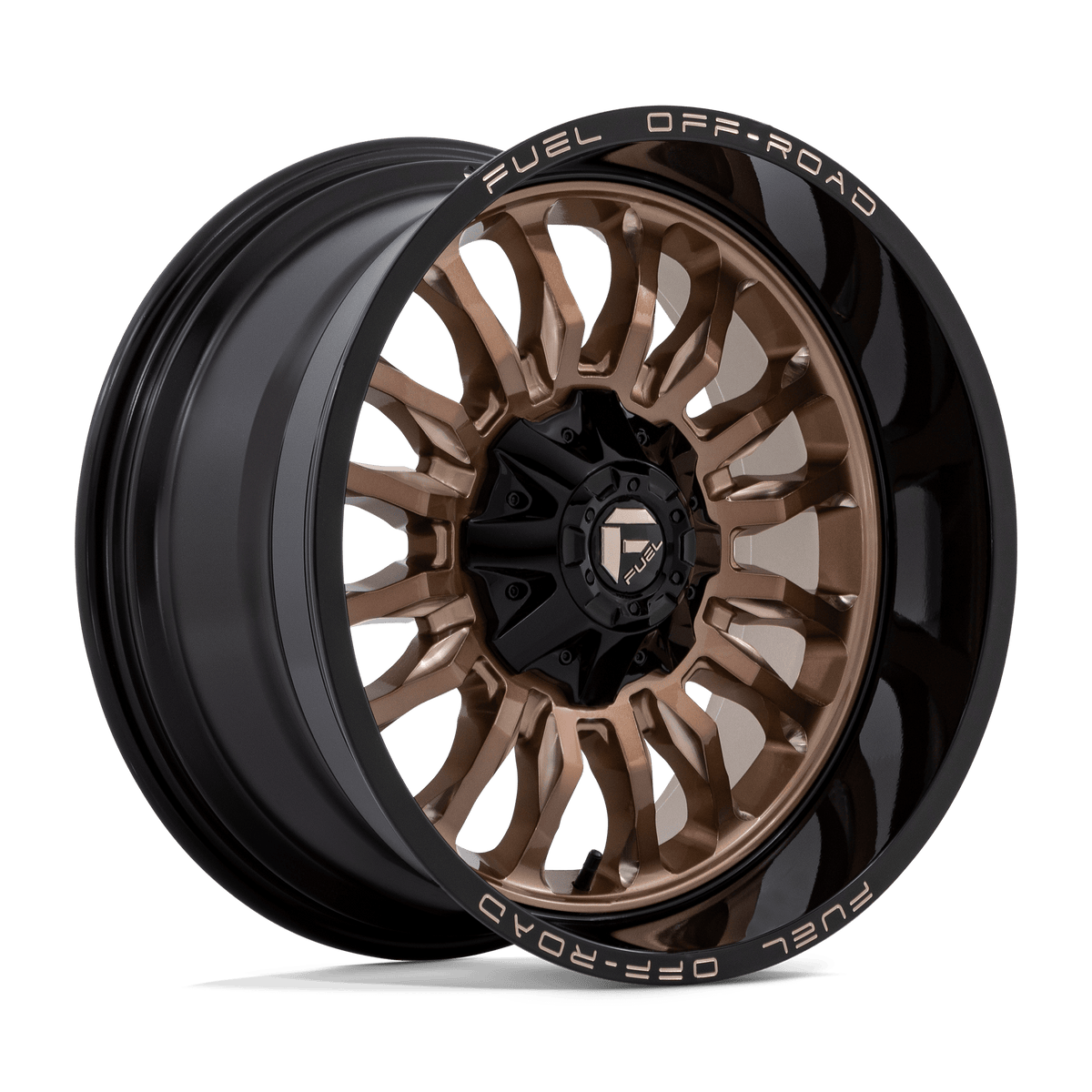 20x10 Fuel D797 Arc Platinum Bronze Black Lip Wheel 6x135/6x5.5 (-18mm)