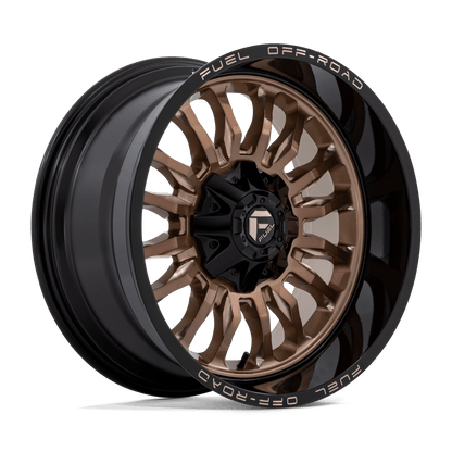 20x10 Fuel D797 Arc Platinum Bronze Black Lip Wheel 6x135/6x5.5 (-18mm)