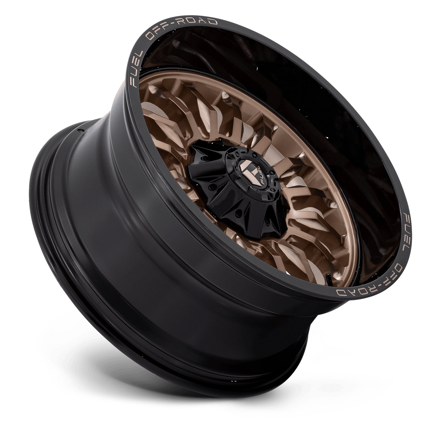 20x10 Fuel D797 Arc Platinum Bronze Black Lip Wheel 6x135/6x5.5 (-18mm)