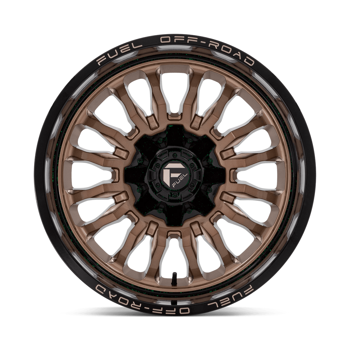 20x10 Fuel D797 Arc Platinum Bronze Black Lip Wheel 6x135/6x5.5 (-18mm)