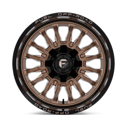 20x10 Fuel D797 Arc Platinum Bronze Black Lip Wheel 6x135/6x5.5 (-18mm)