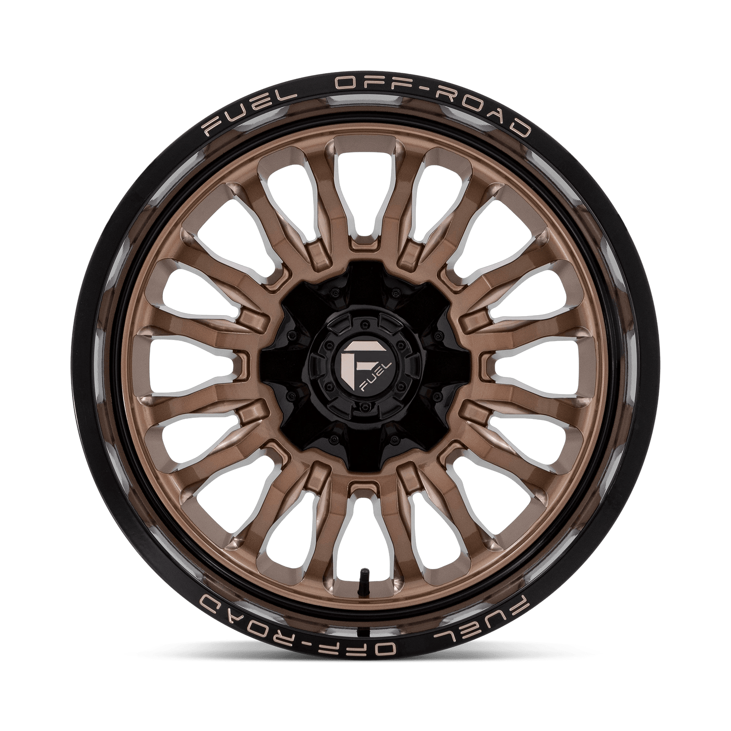 20x10 Fuel D797 Arc Platinum Bronze Black Lip Wheel 6x135/6x5.5 (-18mm)