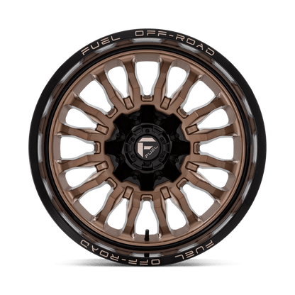 20x10 Fuel D797 Arc Platinum Bronze Black Lip Wheel 6x135/6x5.5 (-18mm)