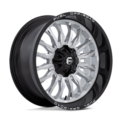 22x10 Fuel D798 Arc Silver Brushed Face Wheel 6x135/6x5.5 (-18mm)