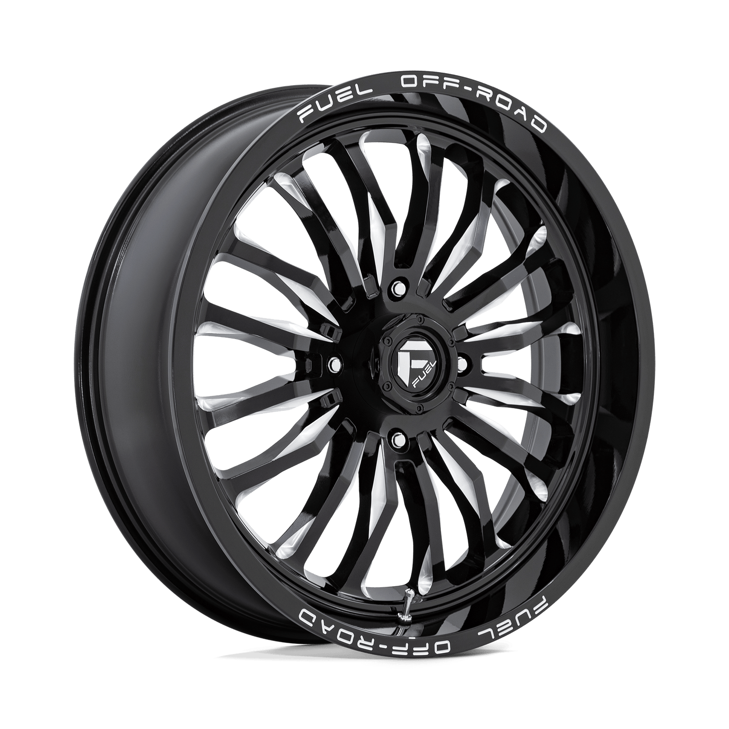 22x7 Fuel UTV D821 Arc UTV Gloss Black Milled Wheel 4x156 (13mm)