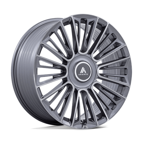 22x9.5 Asanti Black AB049 Premier Anthracite Brushed Wheel 6x120/6x132 (30mm)