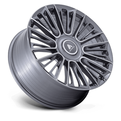 22x9.5 Asanti Black AB049 Premier Anthracite Brushed Wheel 6x120/6x132 (30mm)