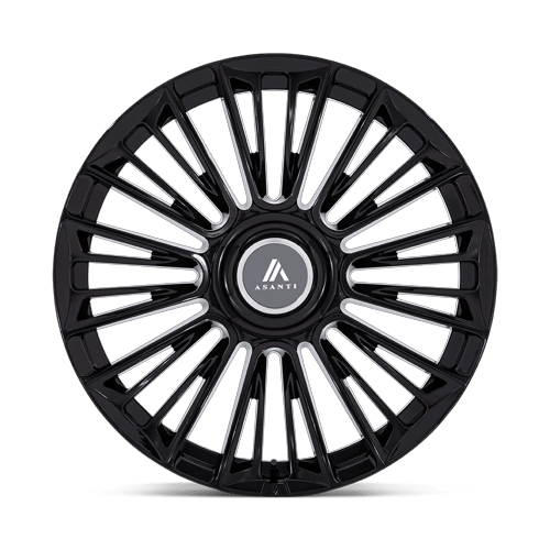 24x10 Asanti Black AB049 Premier Gloss Black Wheel 5x112/5x120 (20mm)