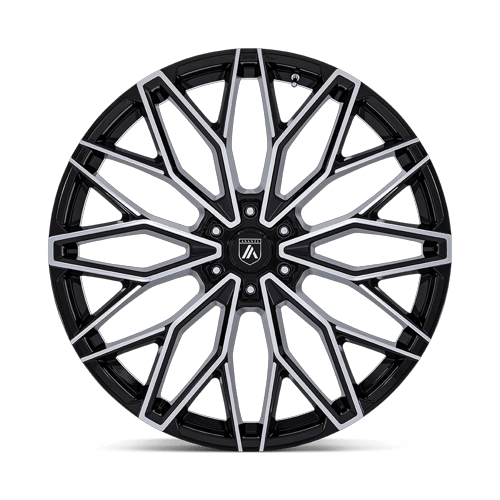 26x10 Asanti Black AB050 Mogul 6 Gloss Black W/ Machined Face Wheel 6x135 (30mm)