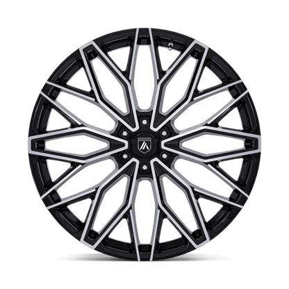 26x10 Asanti Black AB050 Mogul 6 Gloss Black W/ Machined Face Wheel 6x135 (30mm)